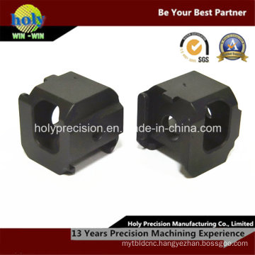 CNC Machining Mini Aluminum Cube with Black Anodized